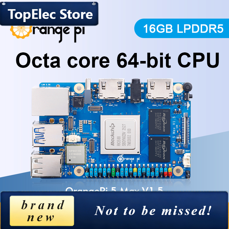TopElec Orange Pi 5 Max 16GB V – Orange Pi 5 Max Rk3588 Bewertung und Preis